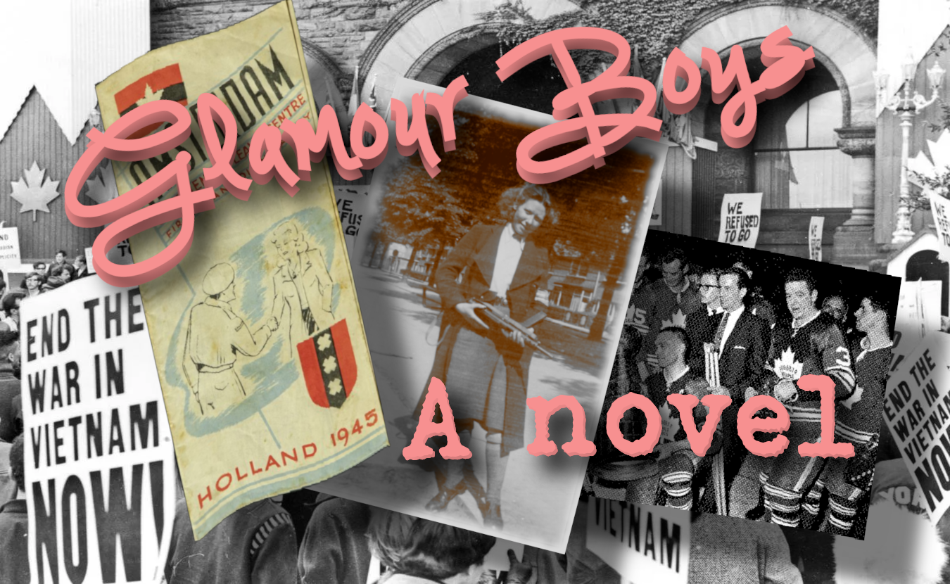 Photomontage for Glamour Boys cover